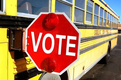 Voting School Bus