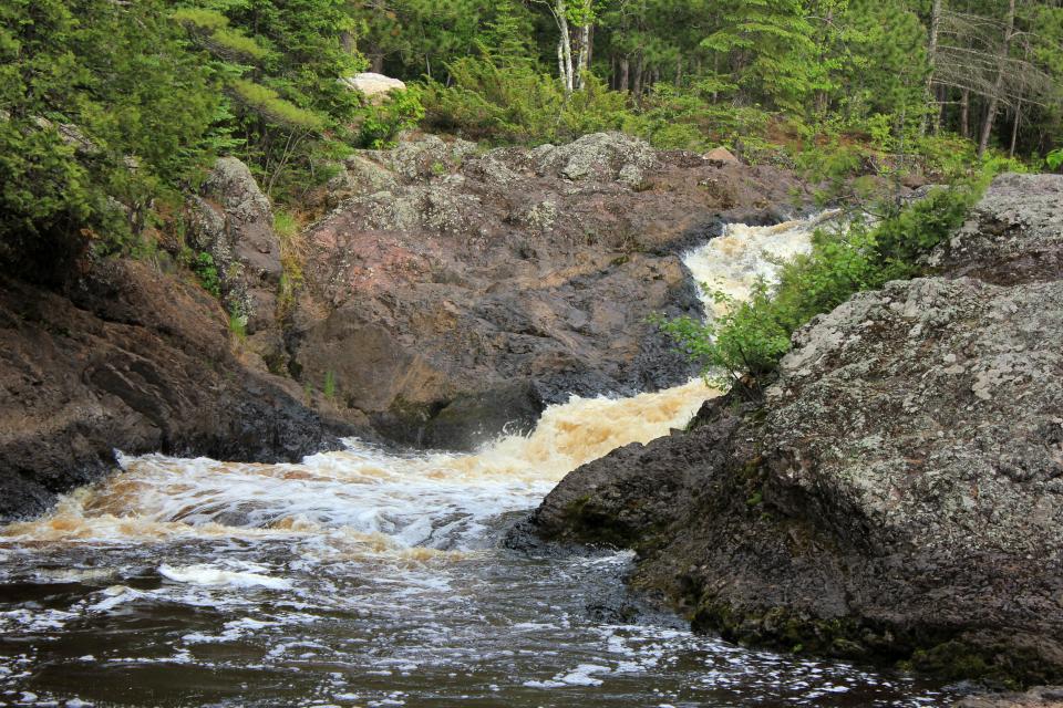 Amnicon Falls State Park Rushing Water Wisconsin Amnicon Falls State Park Rushing Water Wisconsin