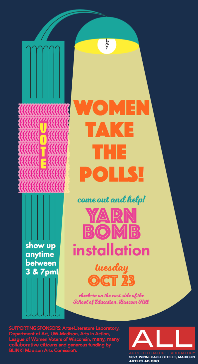 Women to the poll art event