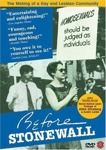 Before Stonewell:  The Making of a Gay and Lesbian Community (1984) DVD cover