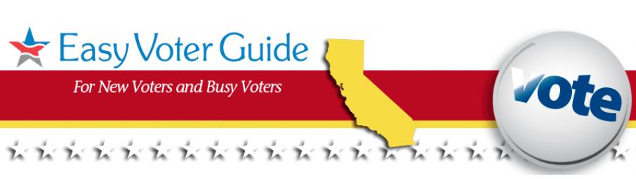 League of Women Voters of California Education Fund's Easy Voter Guide logo