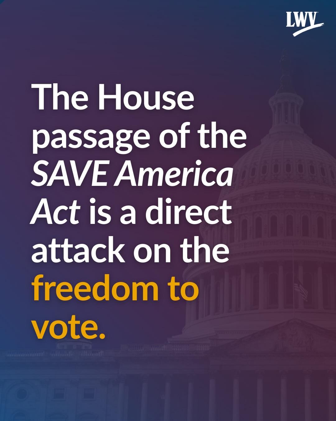 Save Act Information