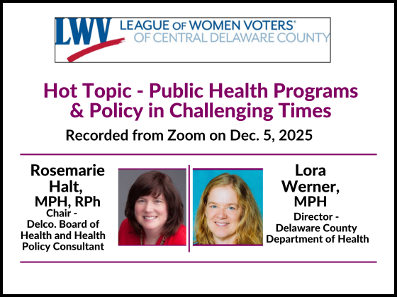 Hot Topics Public Health Programs & Policy in Challenging Times Sidebar Website