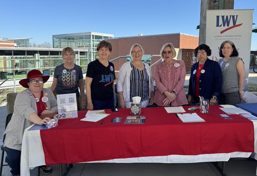 Greater Roanoke Valley Registering voters