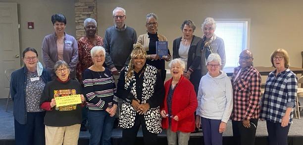 LWVHC members host Conway Mayor Blain, Feb 2025