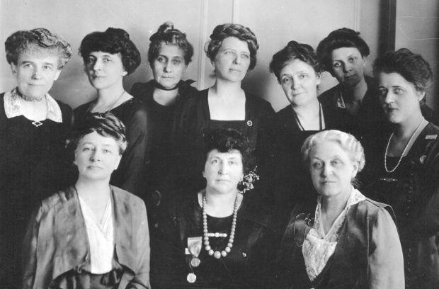 LWVMO leaders in 1920, historical photo