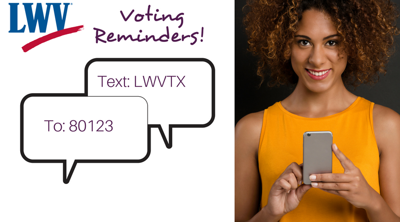 Your Voice Matters in the Texas General election Your Voice Matters in the Texas General Election with photo of women smiling