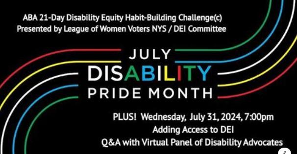2024 Disability Pride Month