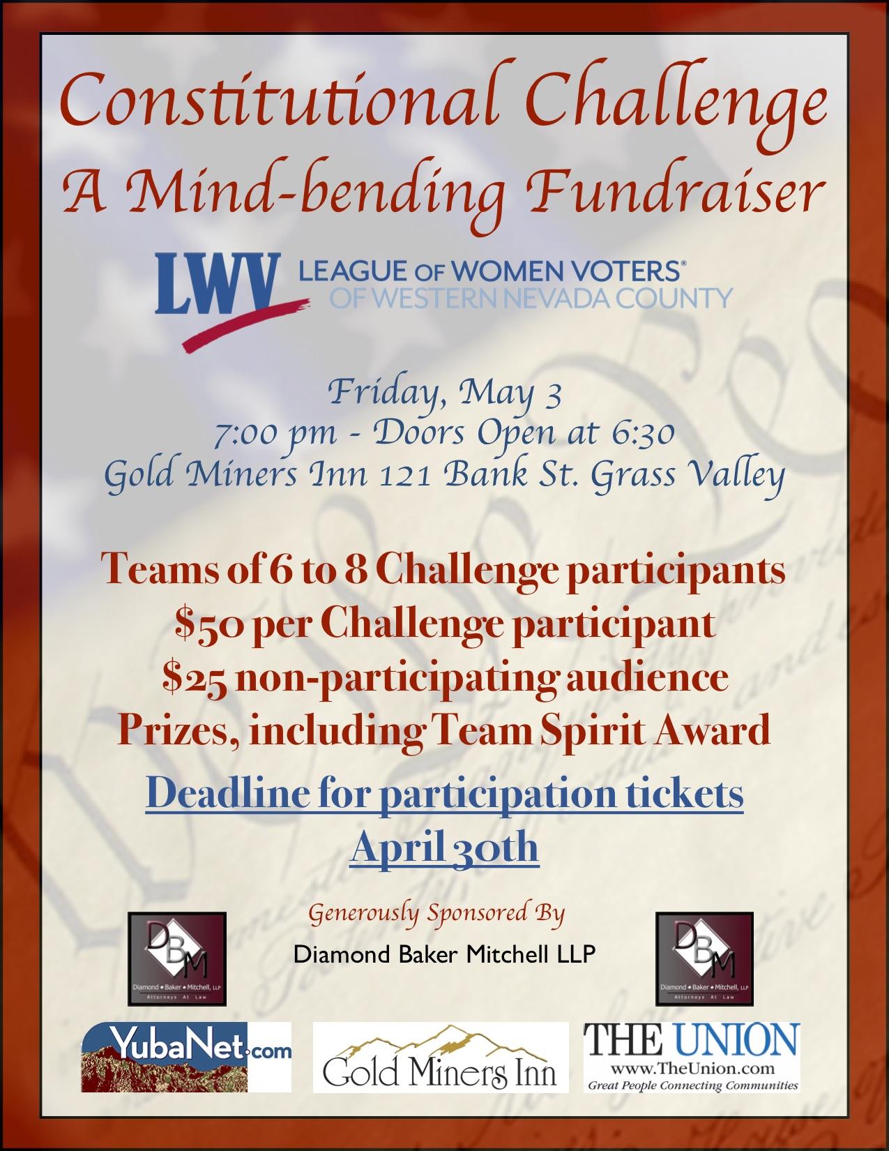 Constitutional Challenge Fundraiser