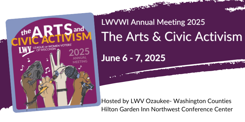 Annual Meeting Logo: The Arts & Civic Activism