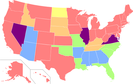 US map