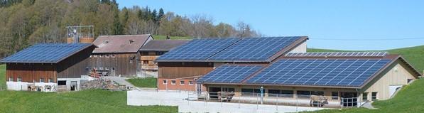 Solar power on barns