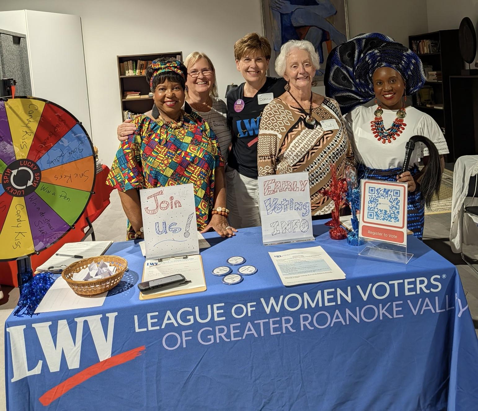 LWV-Greater Roanoke Valley at the African Culture Celebration