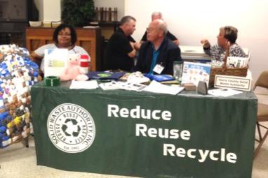 Horry County Solid Waste Authority table at Plastic Bag Forum, 2016