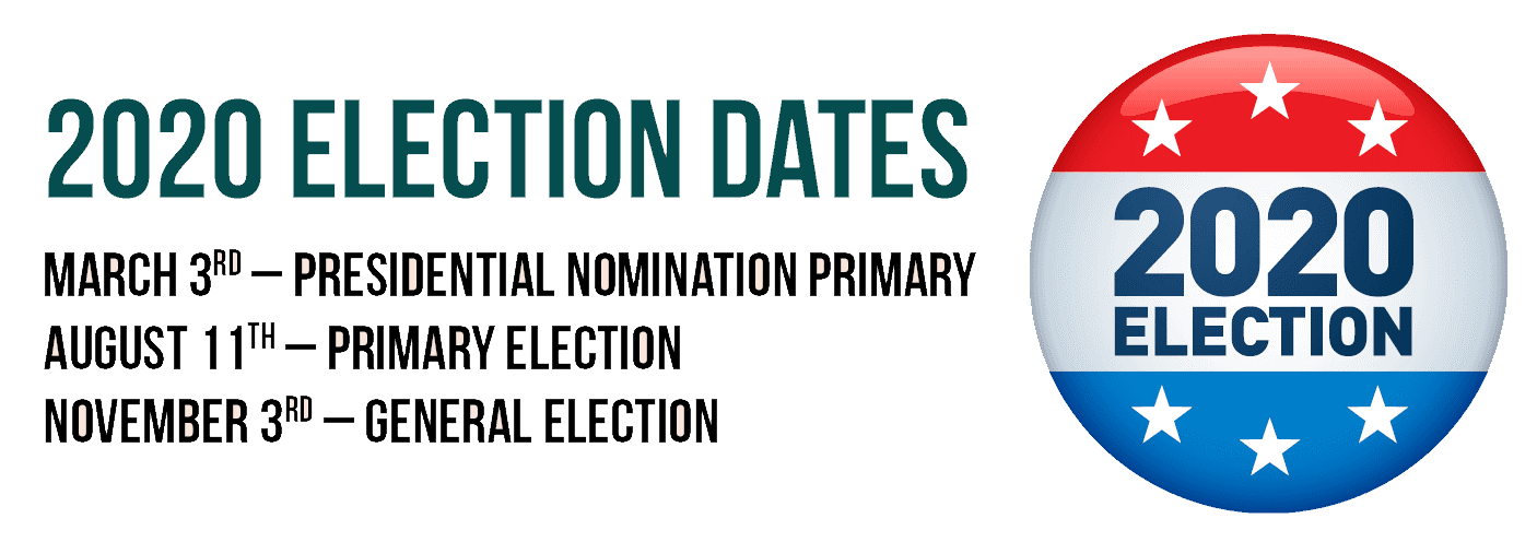 2020 Elections Dates 2020 Elections Dates
