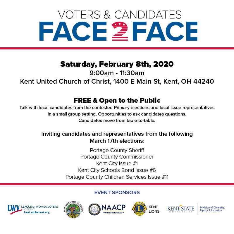 Face 2 Face Candidate Forum Primary 2020 Face 2 Face Candidate Forum Primary 2020