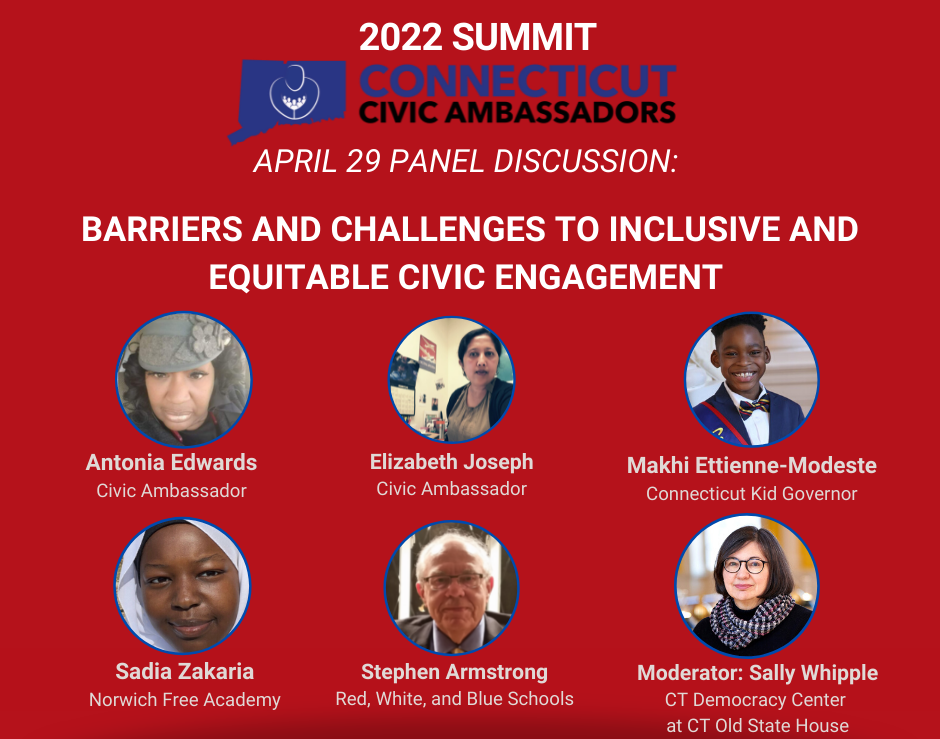 CT Civic Ambassadors Summit Panel 2022