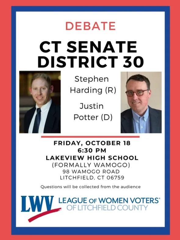 Election 2024 CT Senate District 30 Debate Image
