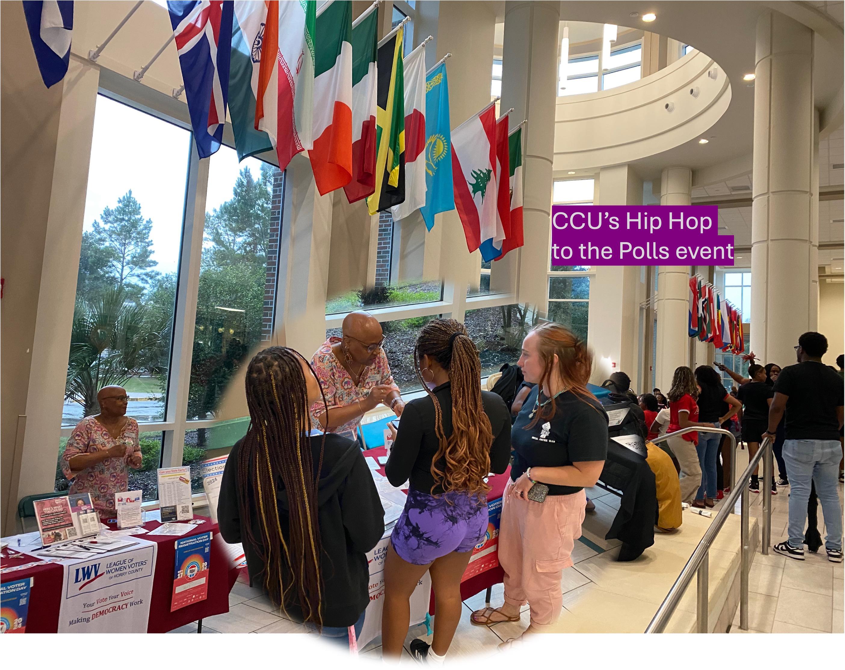 LWVHC at CCU Hip Hop to the Polls night