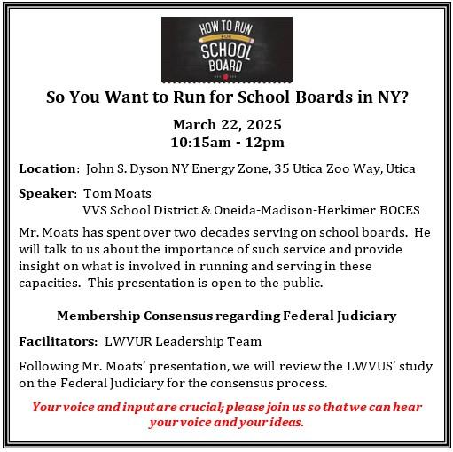 How to Run for School Board