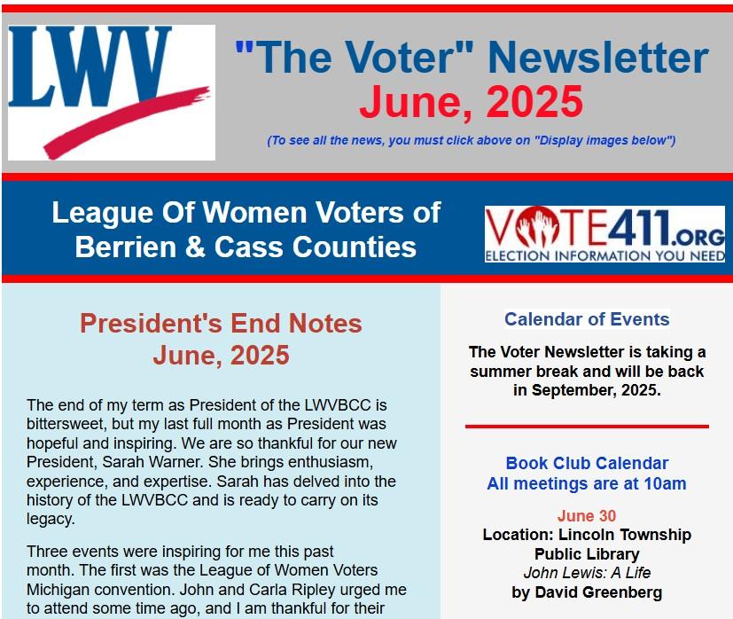 2025 06 16 Newsletter