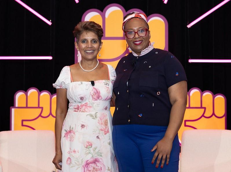 Sania Irwin, President 2026-2028 and Celina Stewart, CEO 