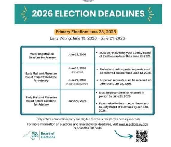 2026 primary deadlines and dates