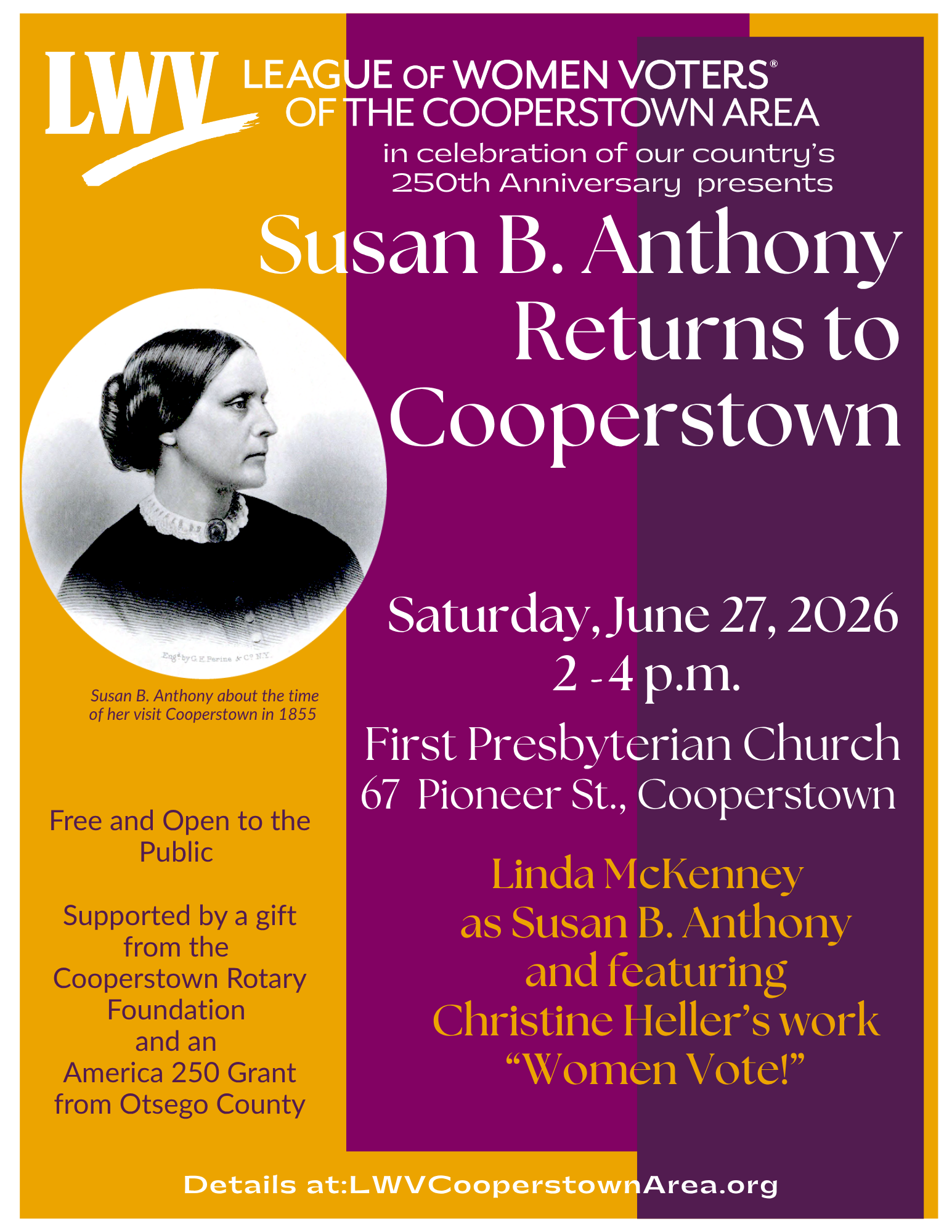 SB Anthony  event poster 6/15 version