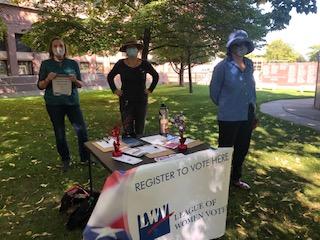 Voter Registration at March for Reproductive Rights