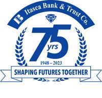 Itasca Bank 75th logo