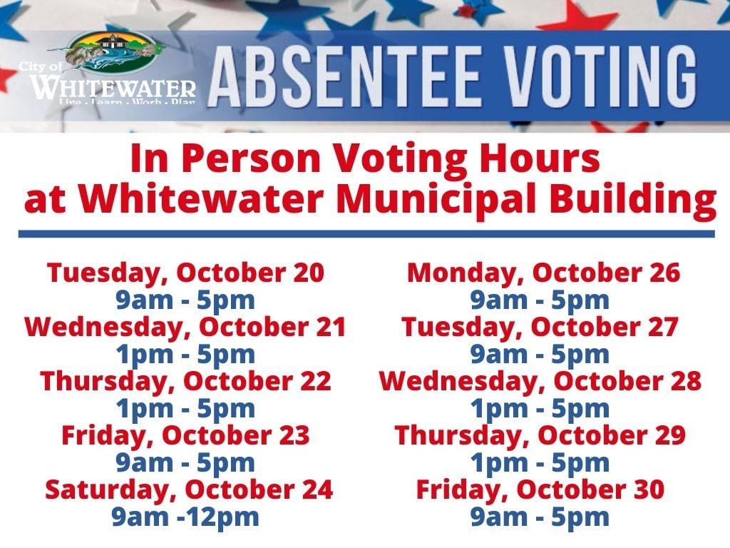 Whitewater Vote Early