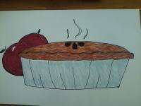Apple Pie naive drawing