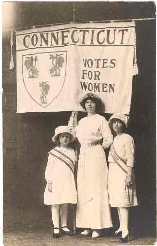 Josephine Bennet Suffrage Group Vintage Photo
