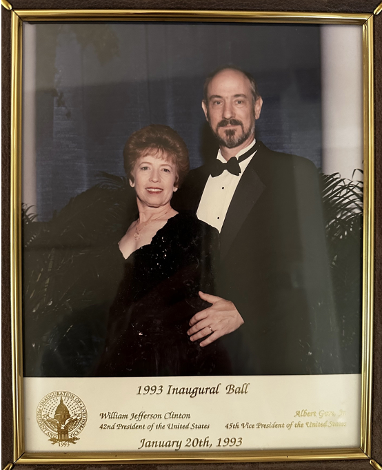Brummer Inaugural Ball Photo of Arlene and Bennett Brummer at 1993 Inaugural Ball