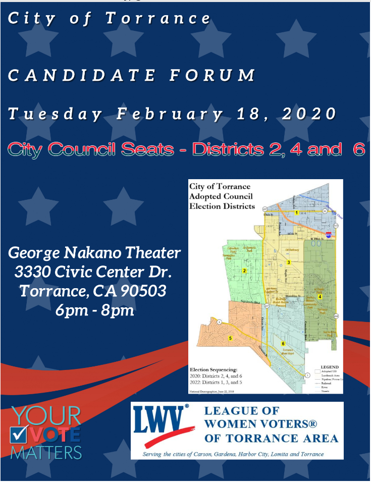 Candidates Forum Flyer