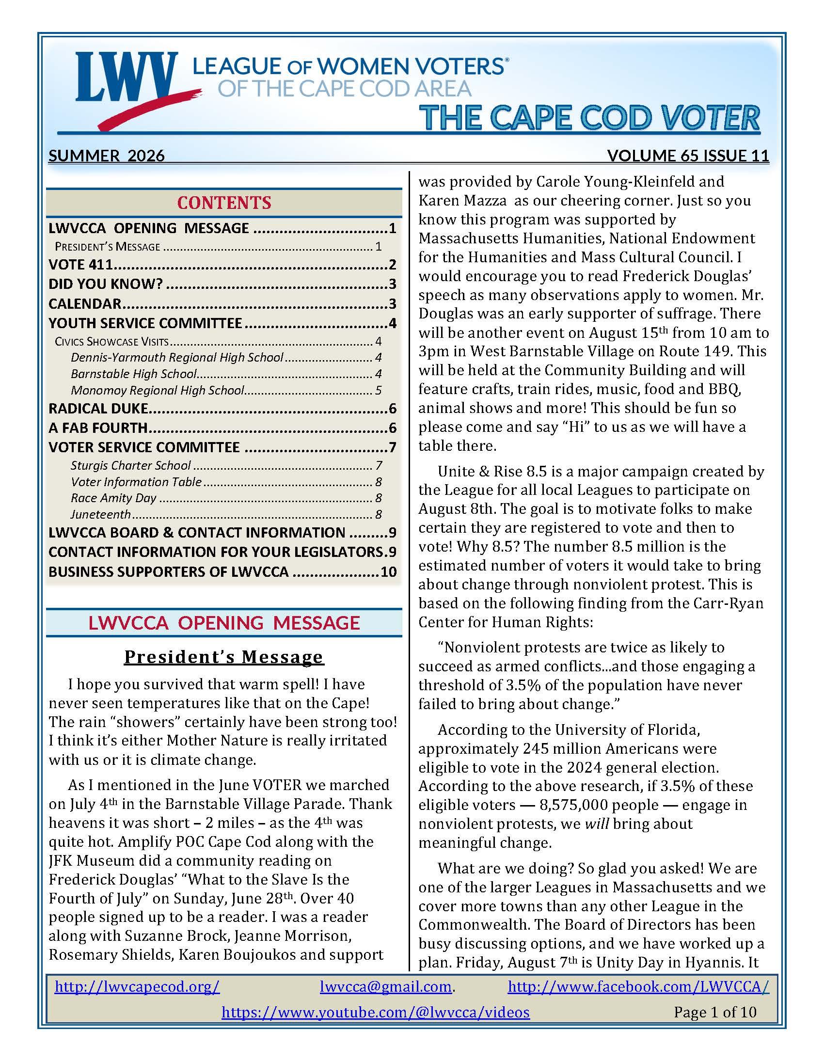 Image of First Page of Current Issue