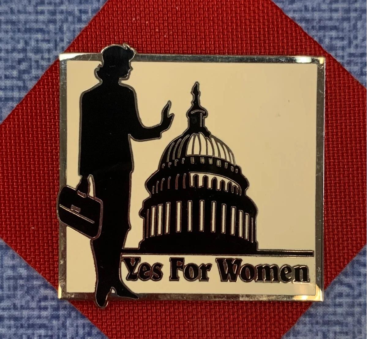 Capitol Woman Pin