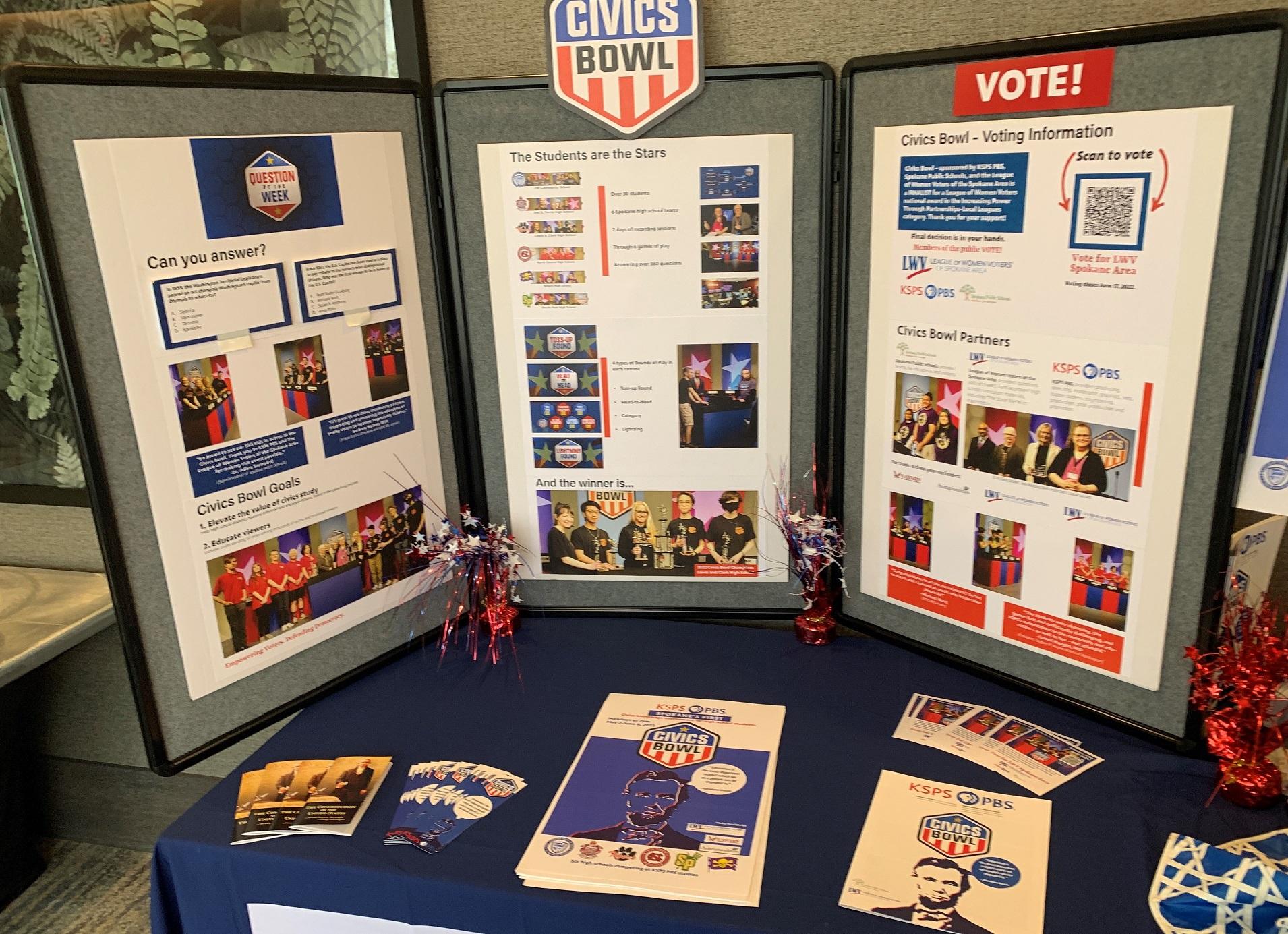 St. Council Civics Bowl Display