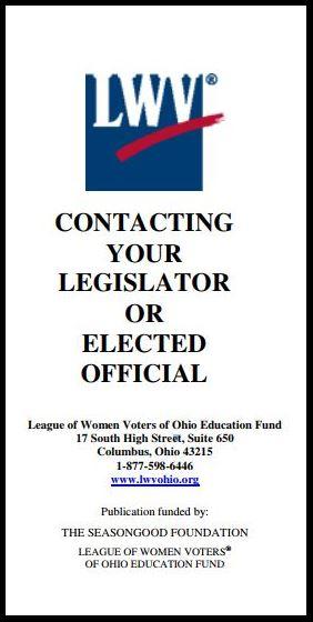 contacting your elected official flyer cover -outlined