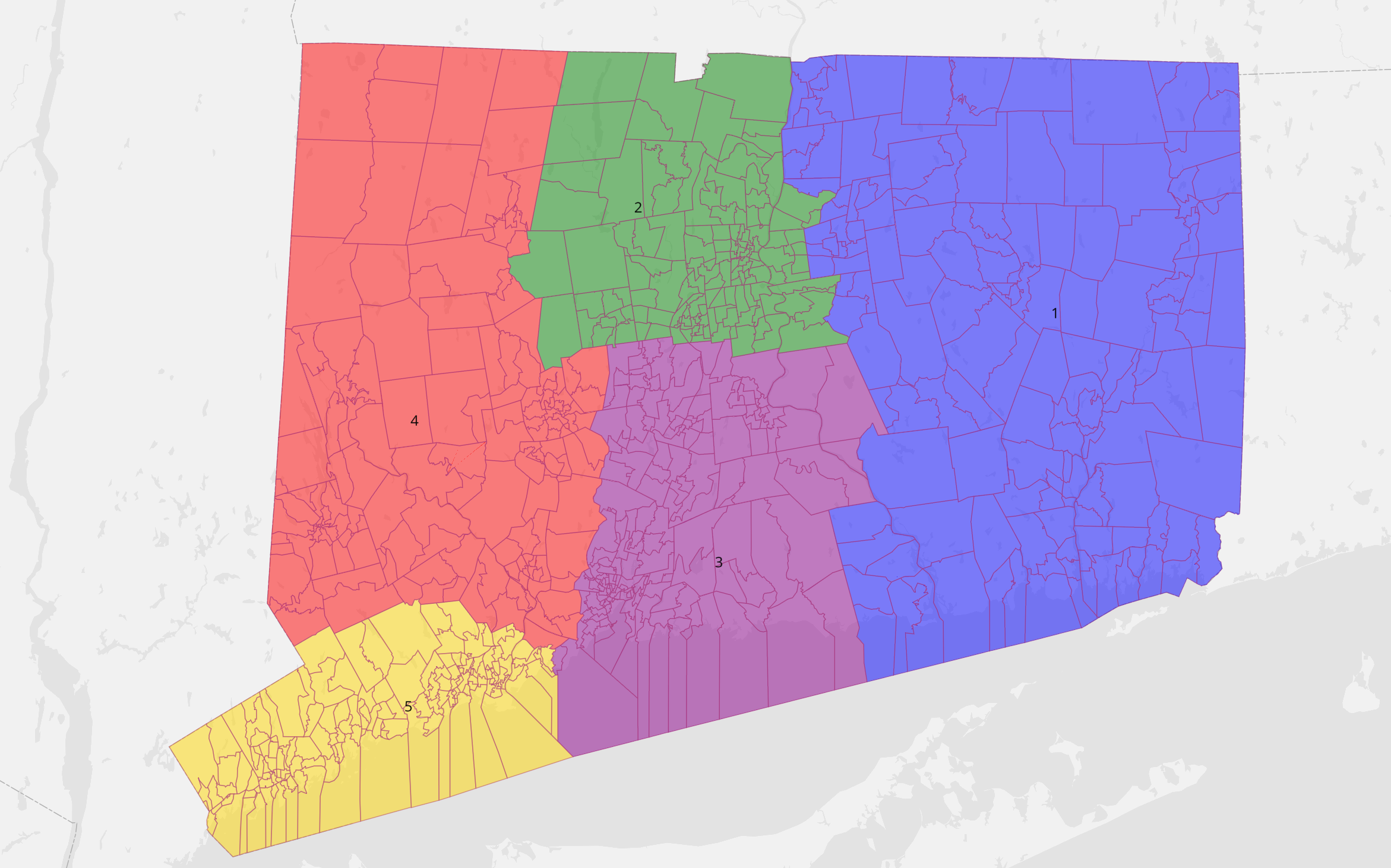 CT District Map Compact District Version