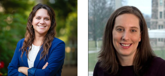 Delegate Lily Franklin and Associate Professor Caitlin Jewitt