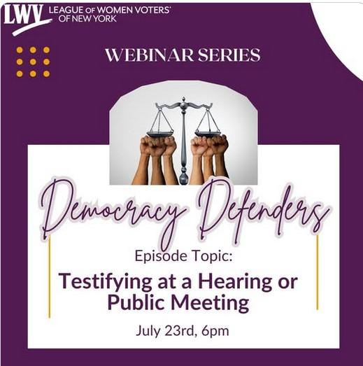 Democracy Defenders Webinar