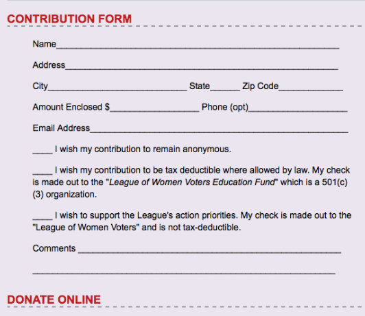 Donate Form