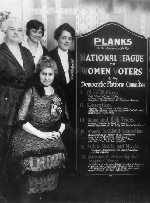 League of Women Voters since 1920