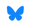 Bluesky Butterfly Icon