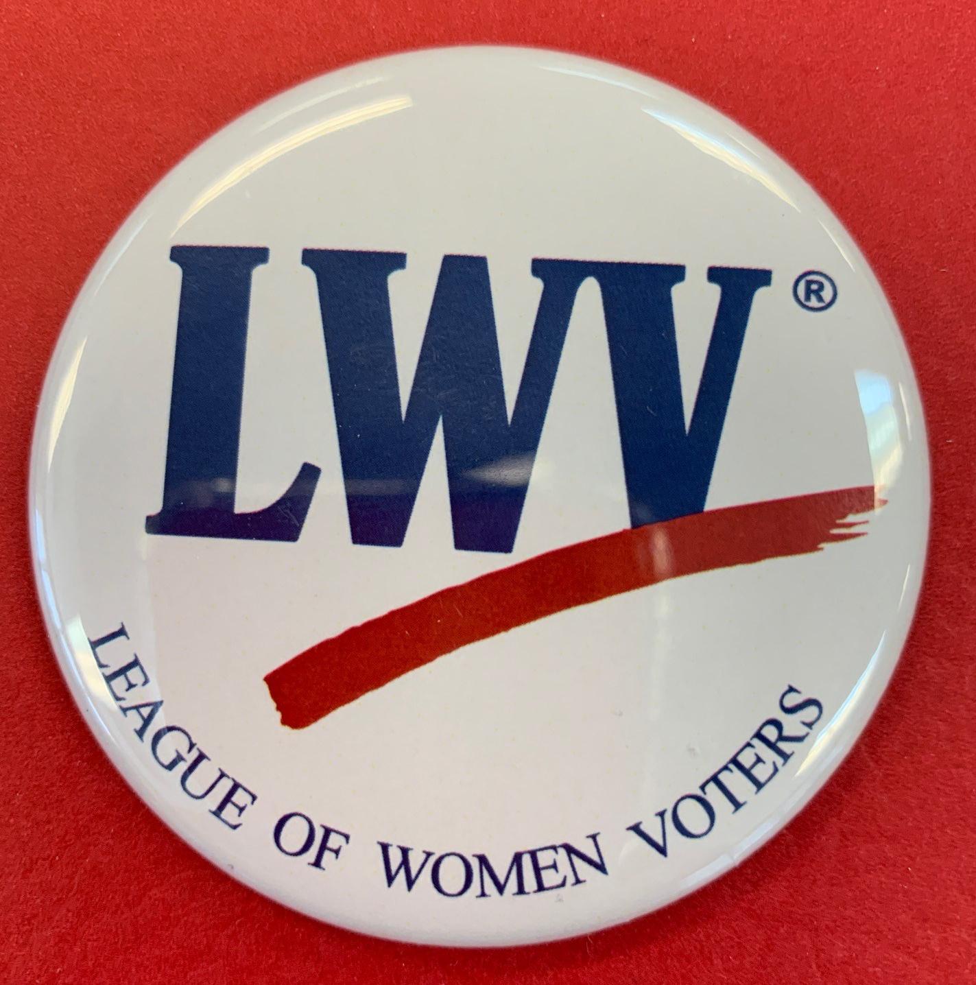 LWV logo round button