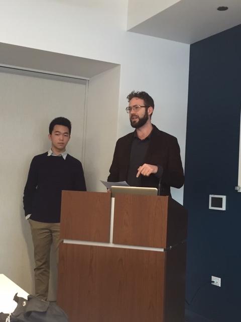 Victor Shi (left) and Sean Corbett (right)