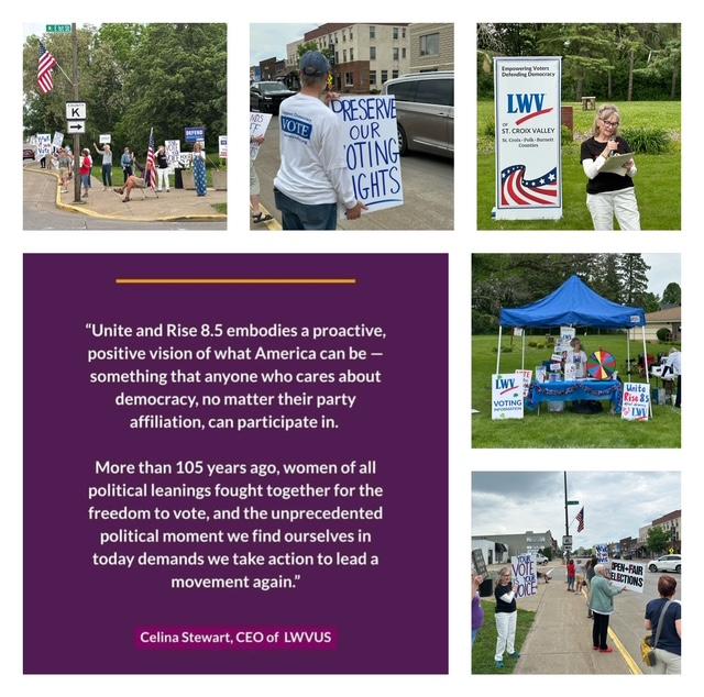 Unite and Rise 8.5 Actions