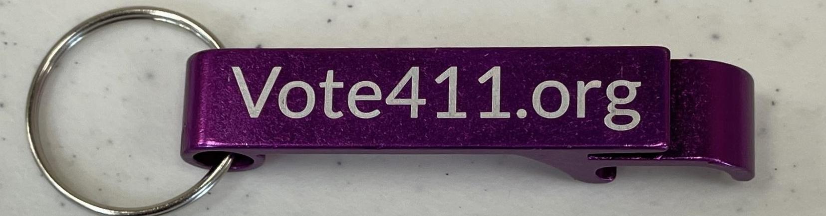 VOTE411 Keychain