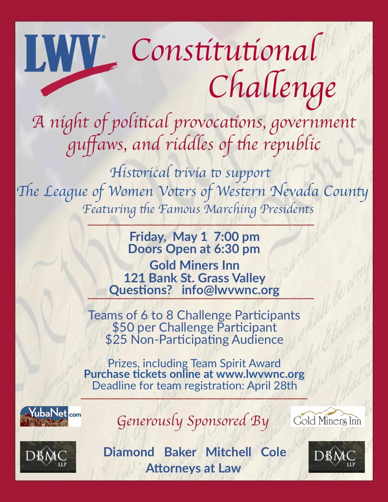 Constitutional Challenge poster